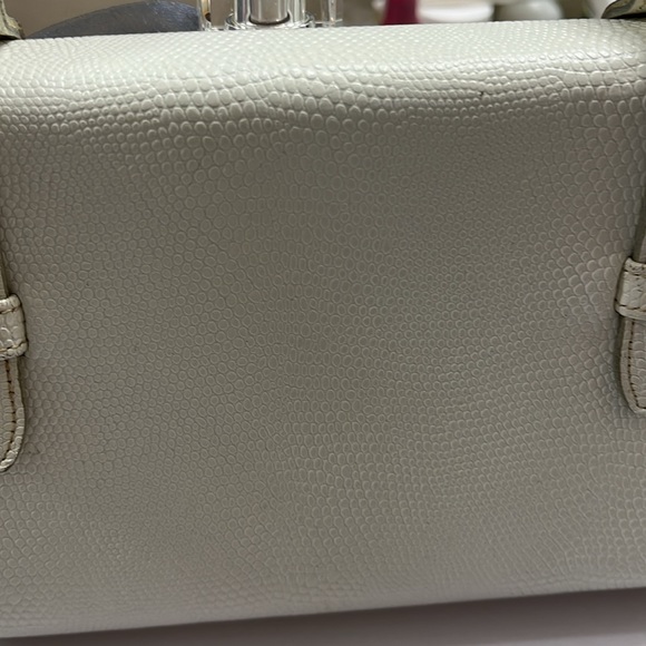 COPY - Vintage 1950-1960’s Label Triangle Pebbled Leather Handbag - Picture 2 of 9